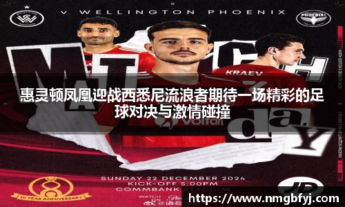 惠灵顿凤凰迎战西悉尼流浪者期待一场精彩的足球对决与激情碰撞